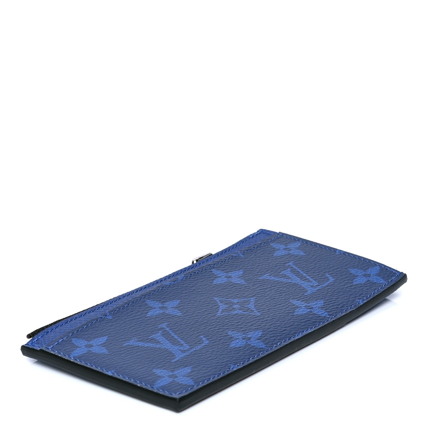 Monogram Taiga Coin Card Holder Cobalt