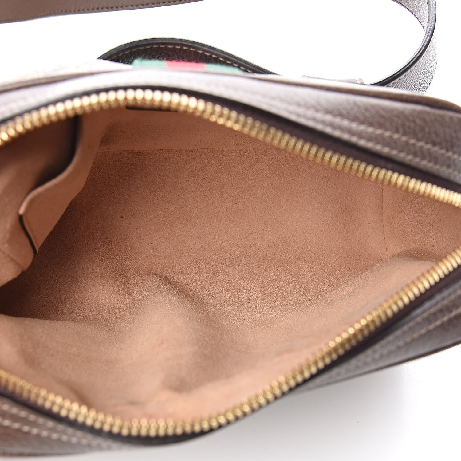 Gucci GG Supreme Monogram Web Small Ophidia Belt Bag 85 34 Dark Brown 5 of 10