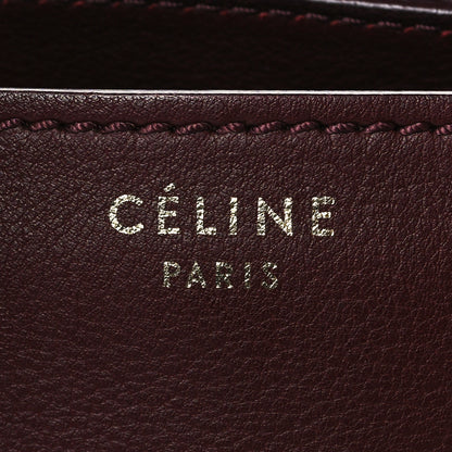 Celine Smooth Calfskin Mini Envelope Luggage Burgundy 6 of 11