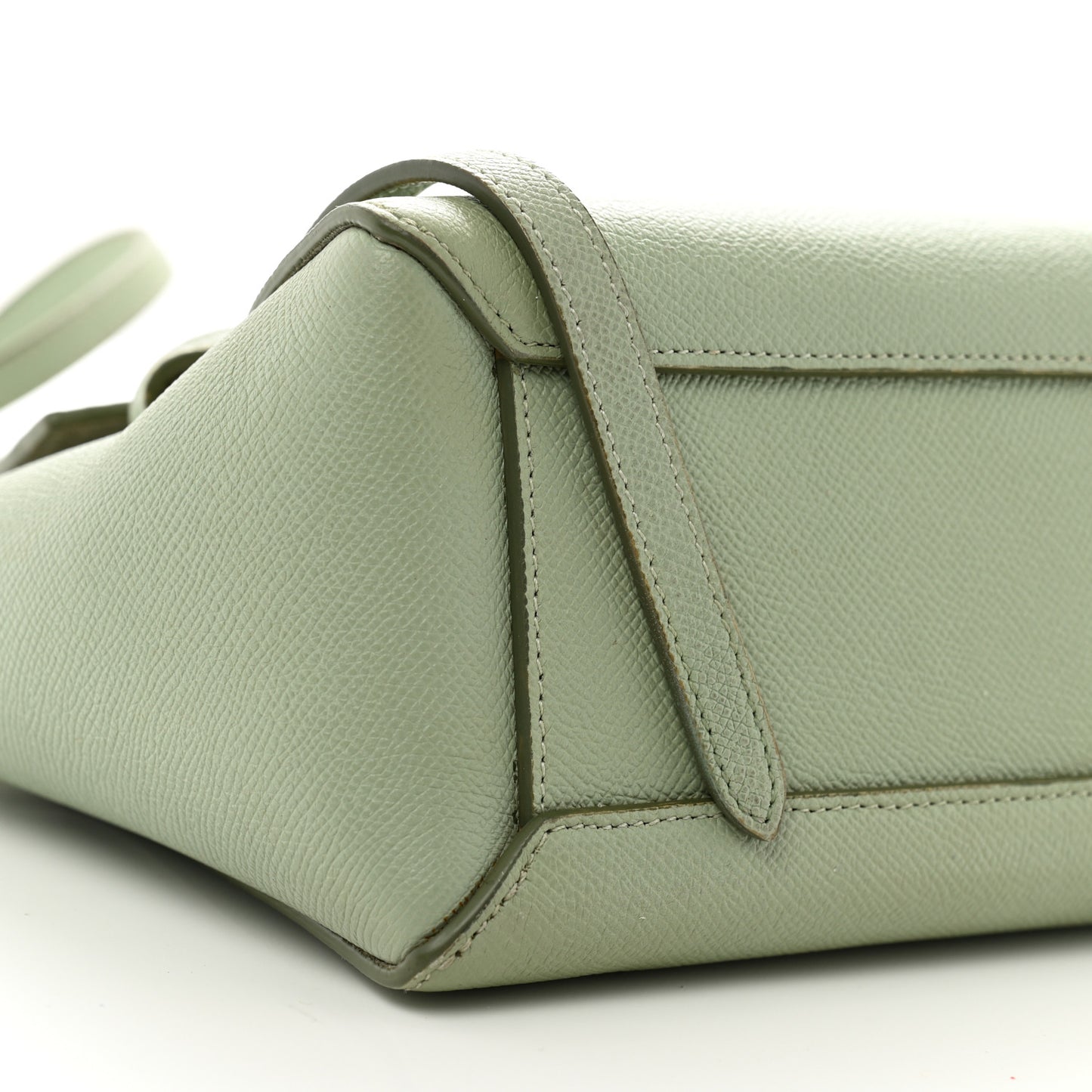 Grained Calfskin Nano Belt Bag Jade