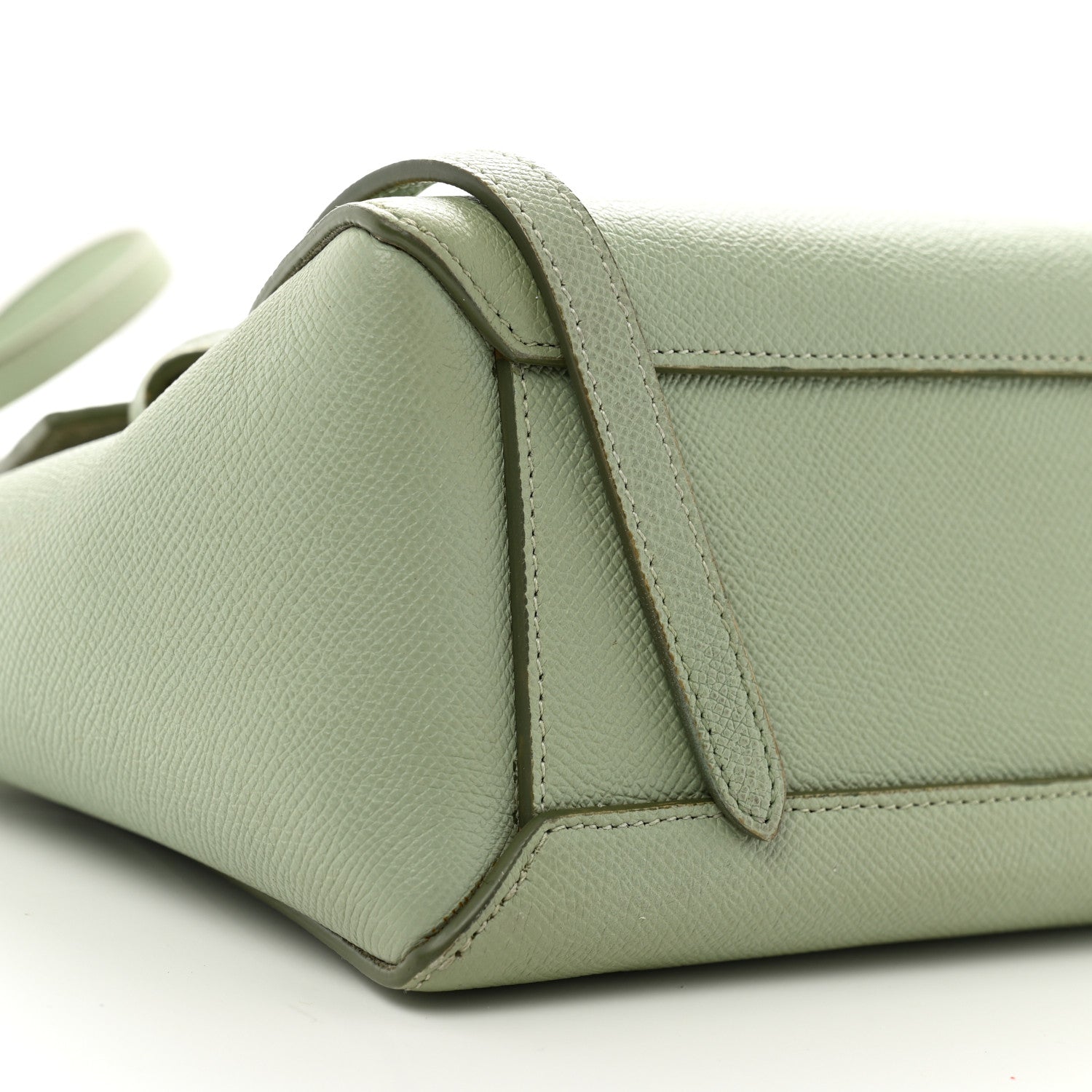 Celine Grained Calfskin Nano Belt Bag Jade 9 of 14