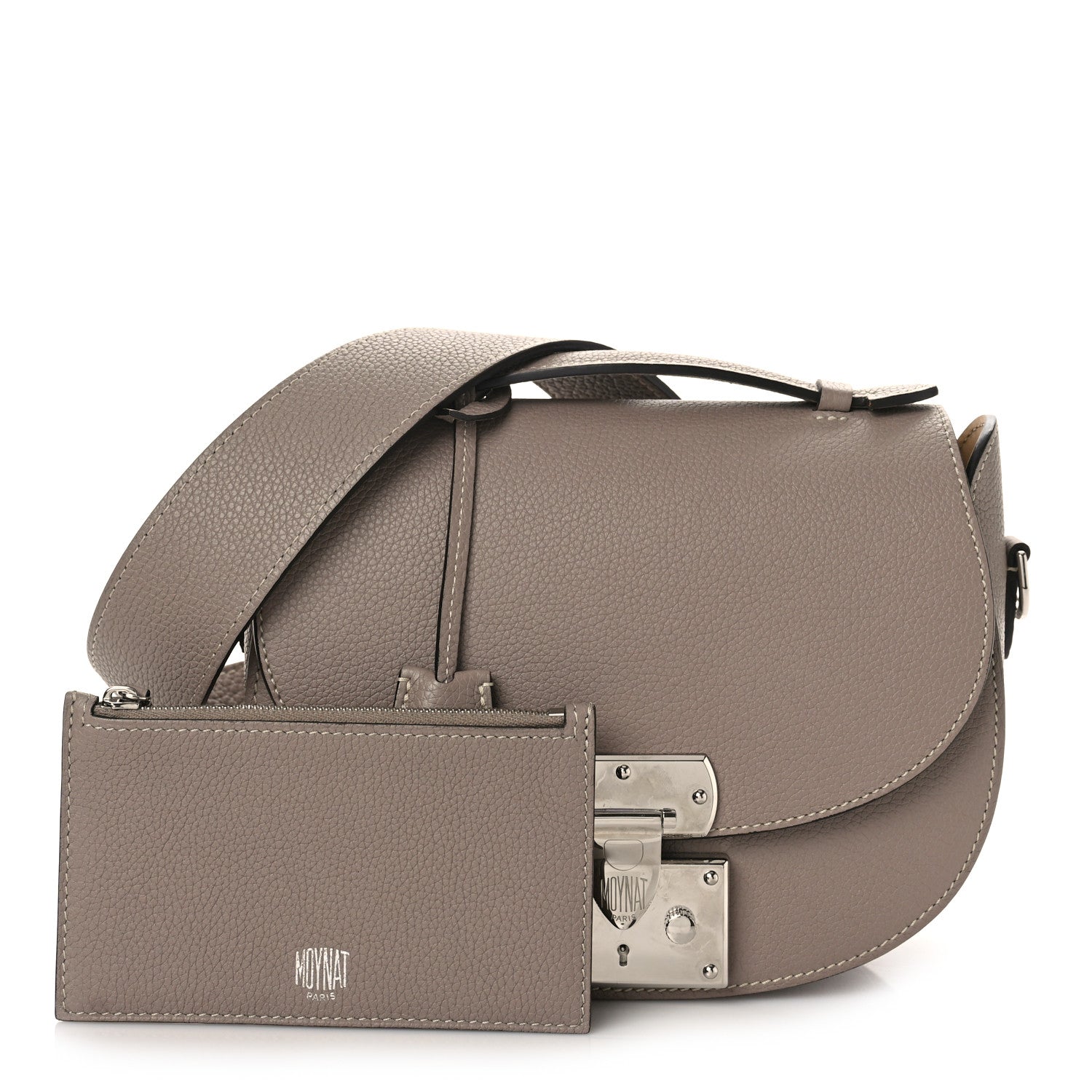 Moynat Taurillon Blush Flori PM Tourterelle 1 of 10