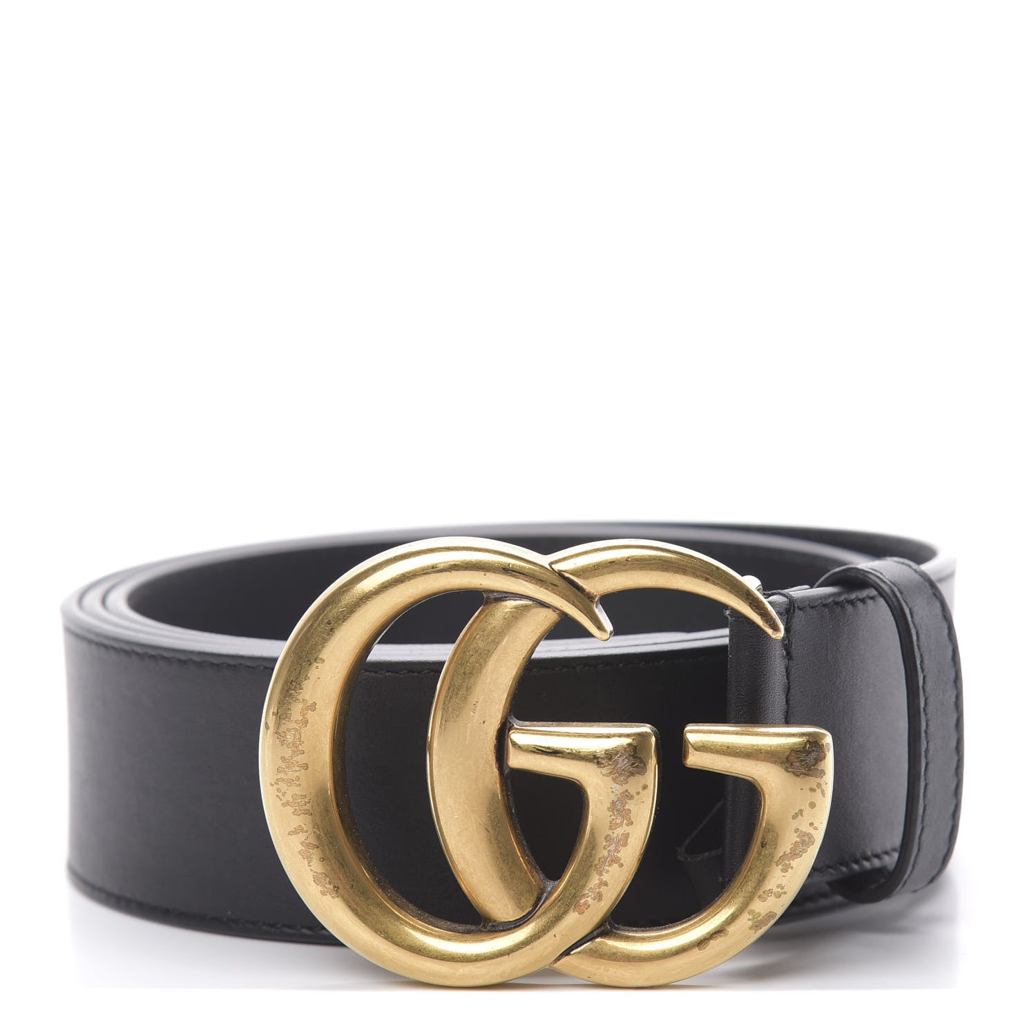Gucci Calfskin Double G 40mm Belt 100 40 Black 1 of 6