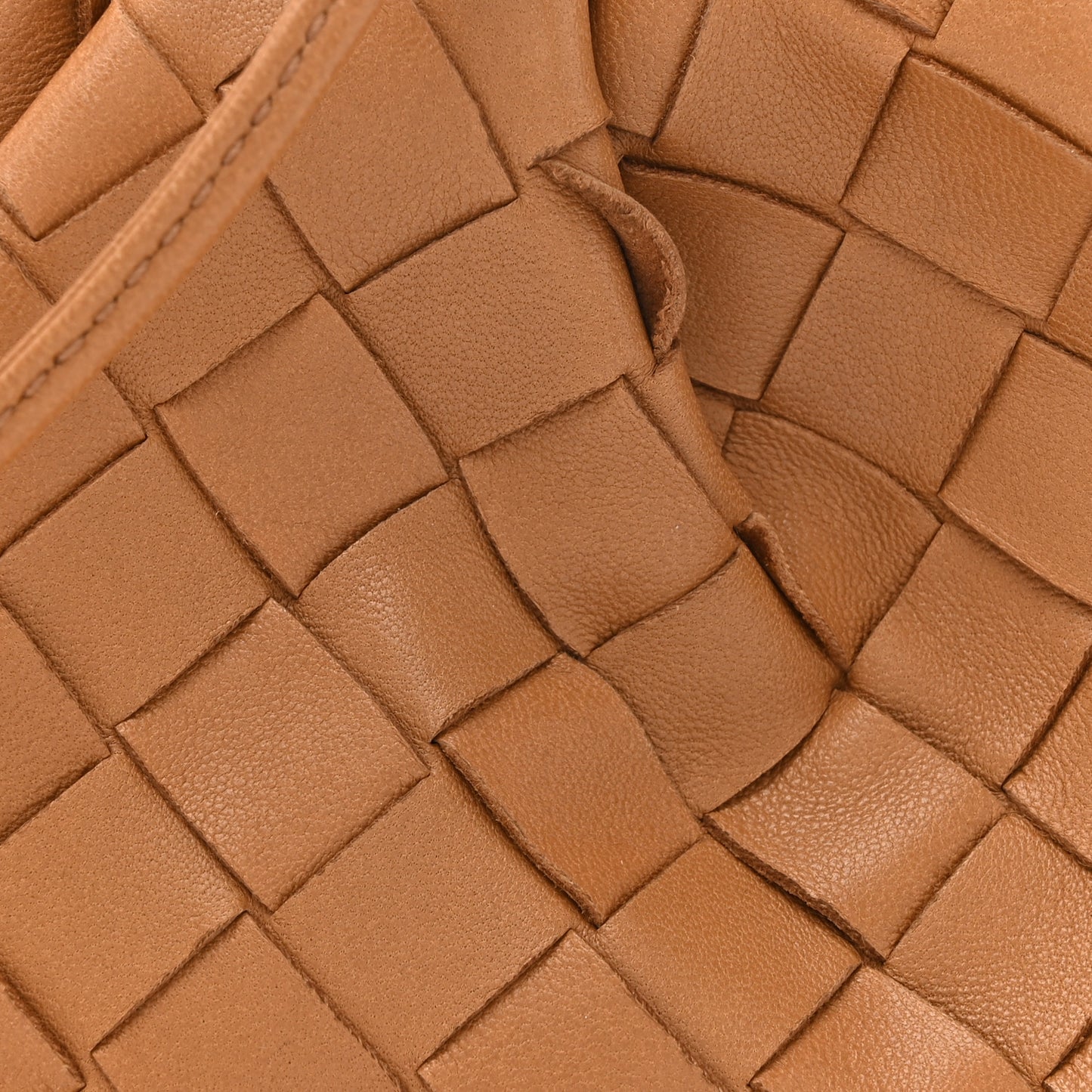 Nappa Intrecciato The Mini Pouch Carmel