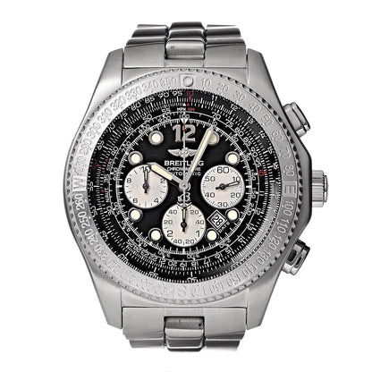 Breitling Stainless Steel 43mm Professional B-2 Chronograph Automatic Watch Black A42362 1 of 6