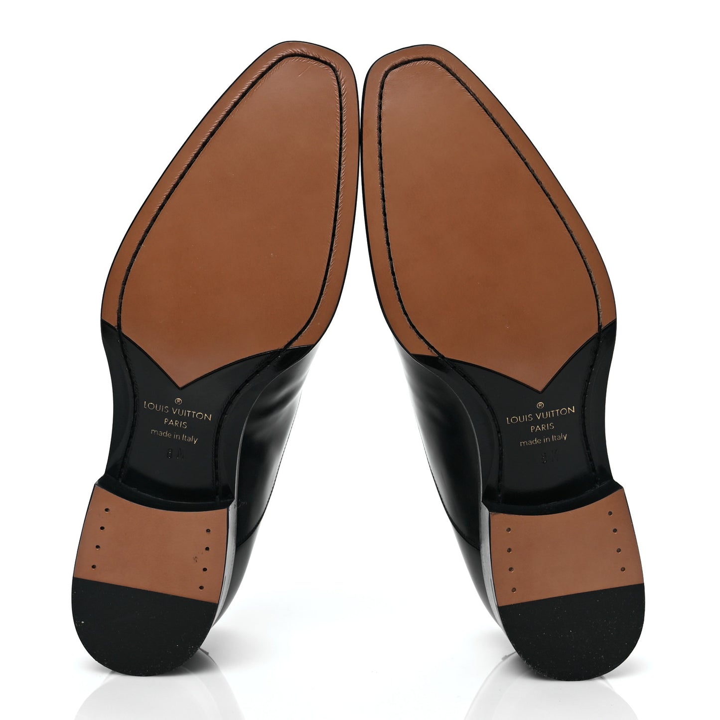 Calfskin Mens Vendome Richelieu 8 Black