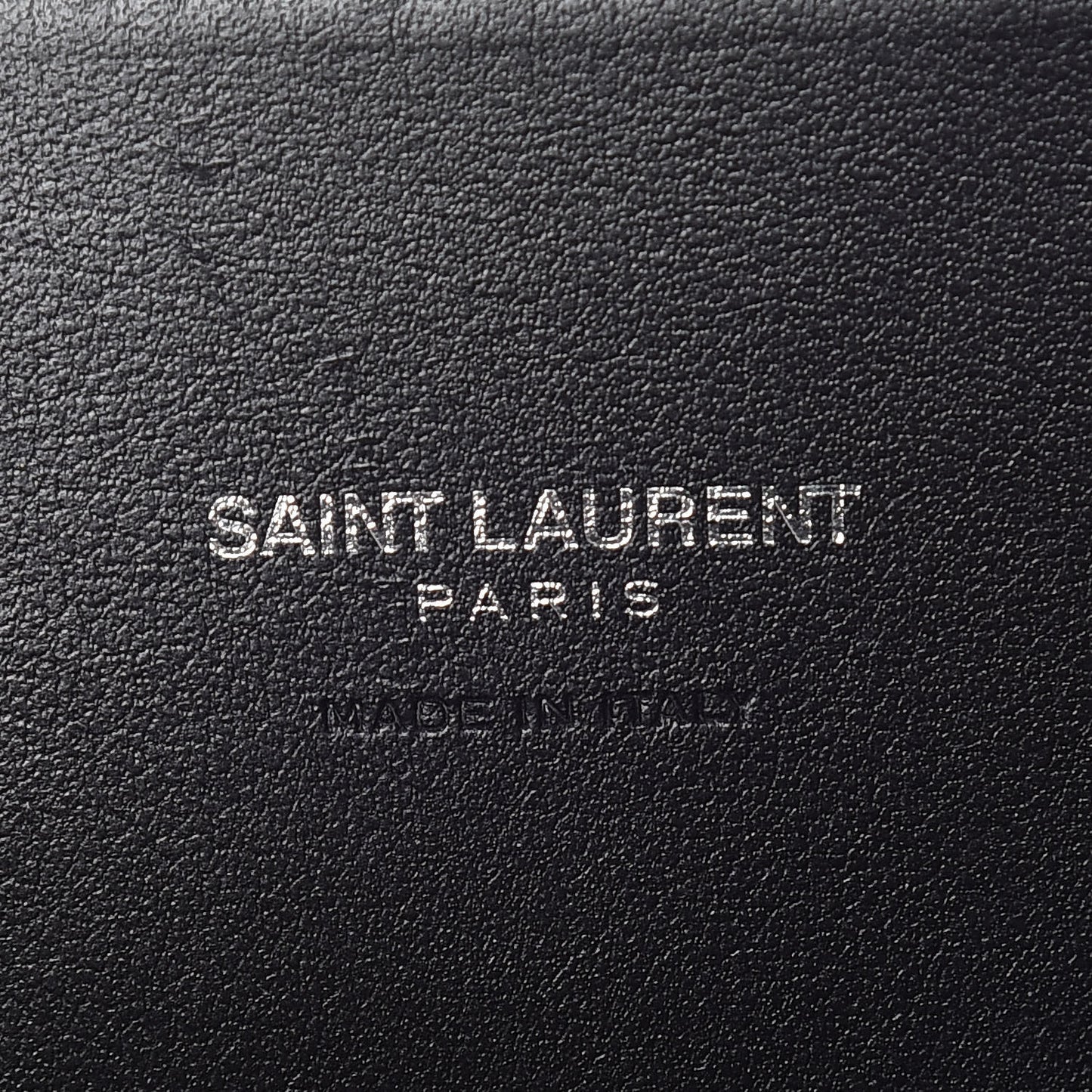 Grained Calfskin Nano Sac De Jour Black