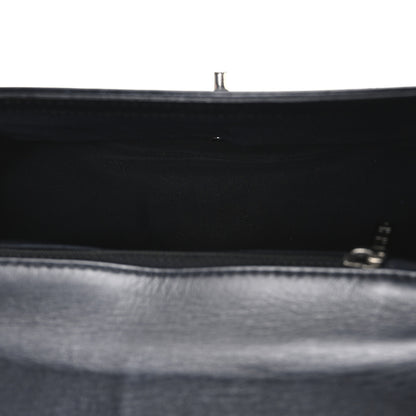 Chanel Calfskin Stitched Small Ring My Bag Flap Crossbody Bag Black 5 of 10