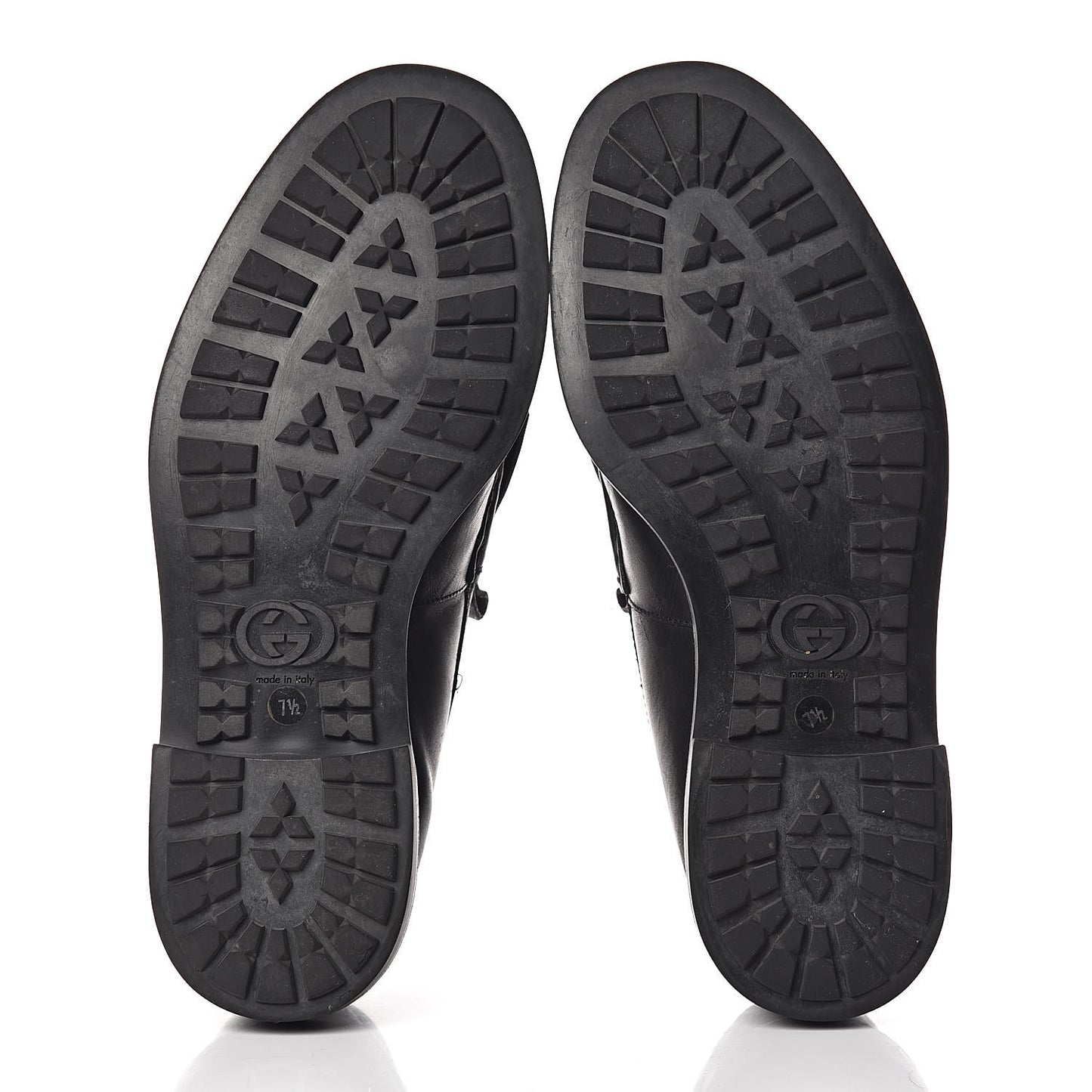 Calfskin Mens Tassel Fringe Loafers 7.5 Black
