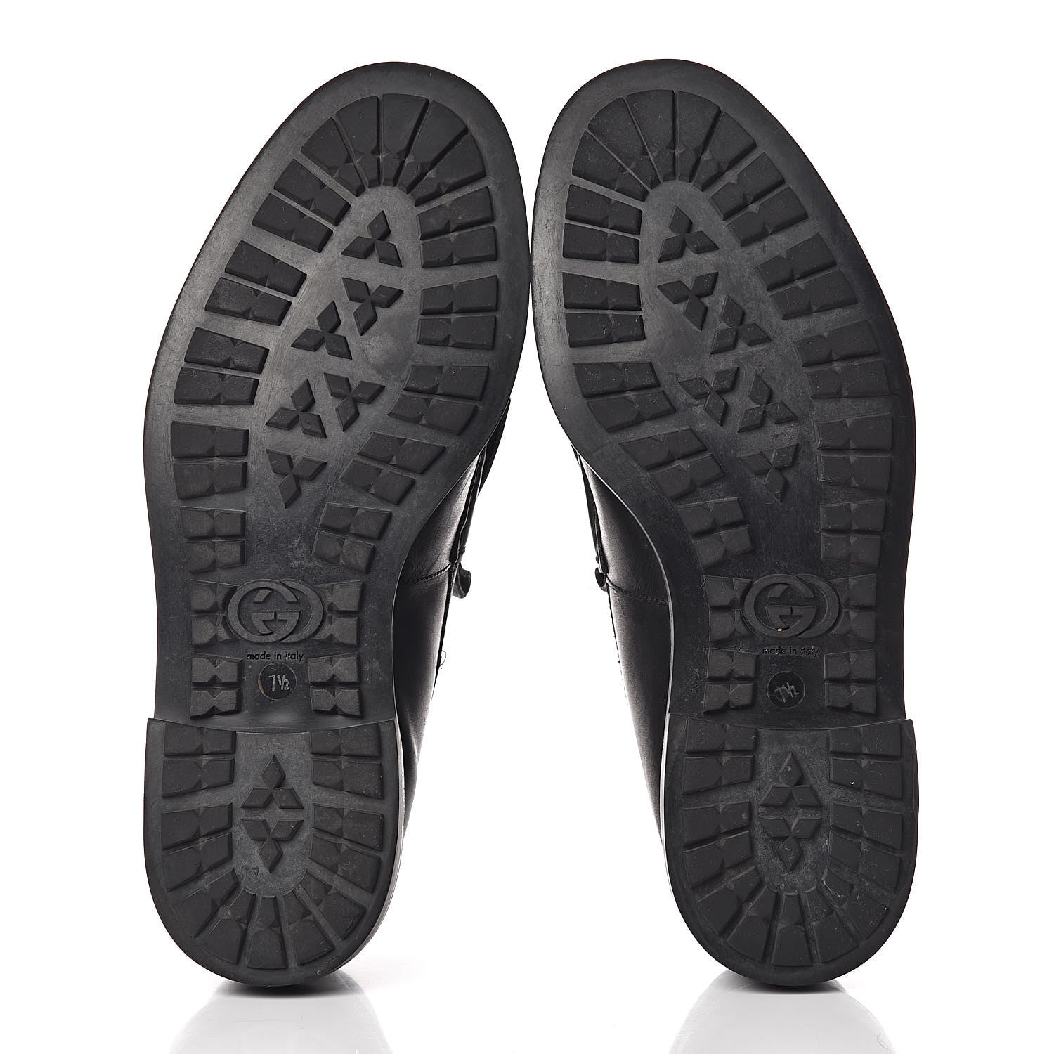 Gucci Calfskin Mens Tassel Fringe Loafers 7.5 Black 5 of 21