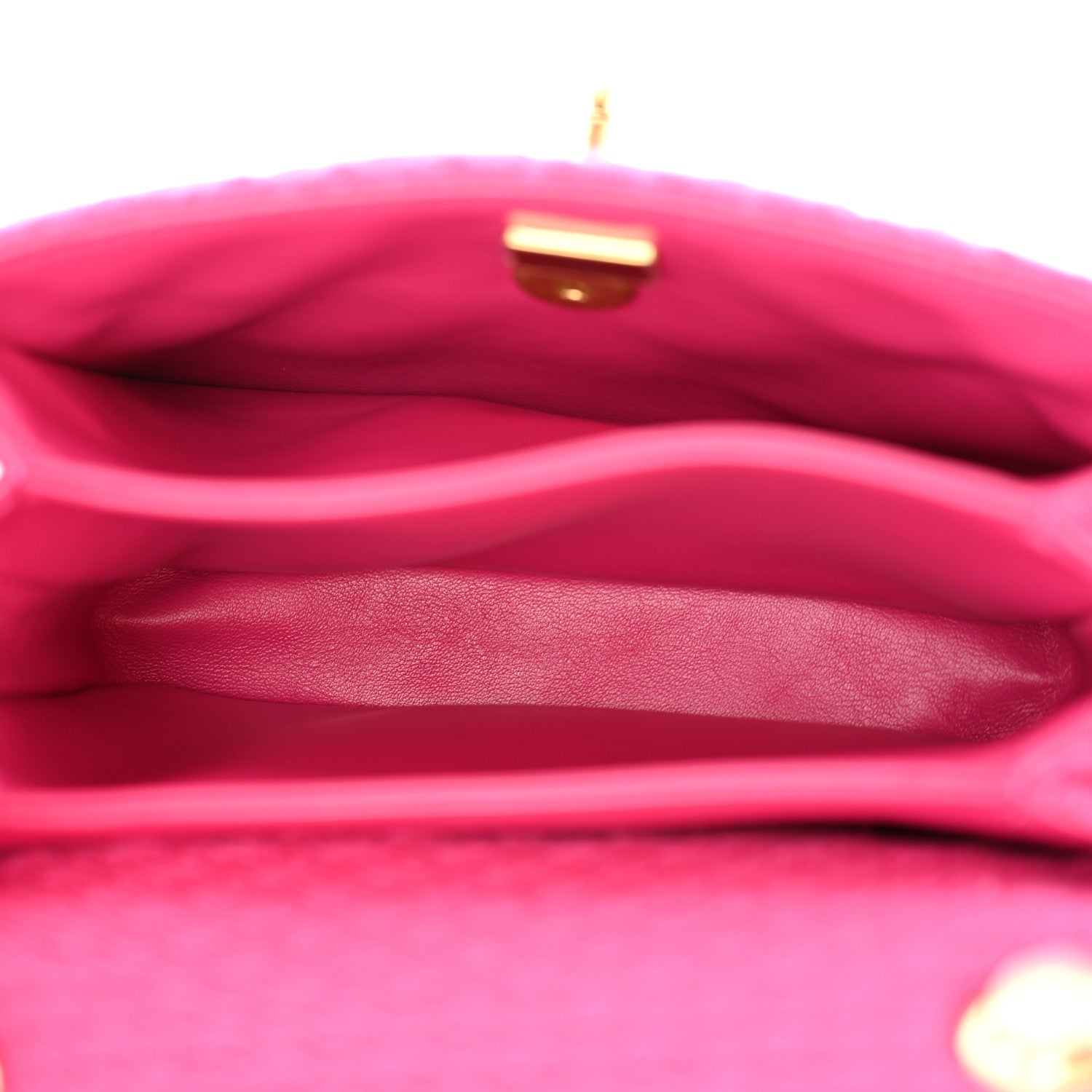 Chanel Cashmere Tweed Quilted Mini Bijoux Flap Fuchsia 5 of 11