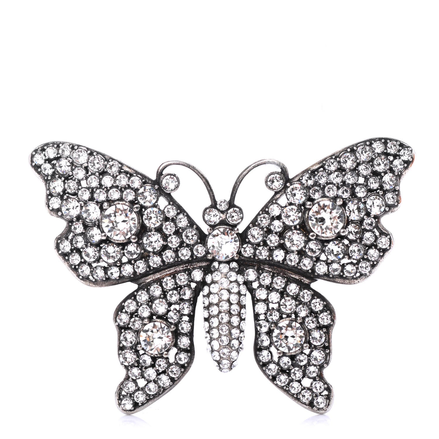 Gucci Crystal Butterfly Brooch 1 of 4