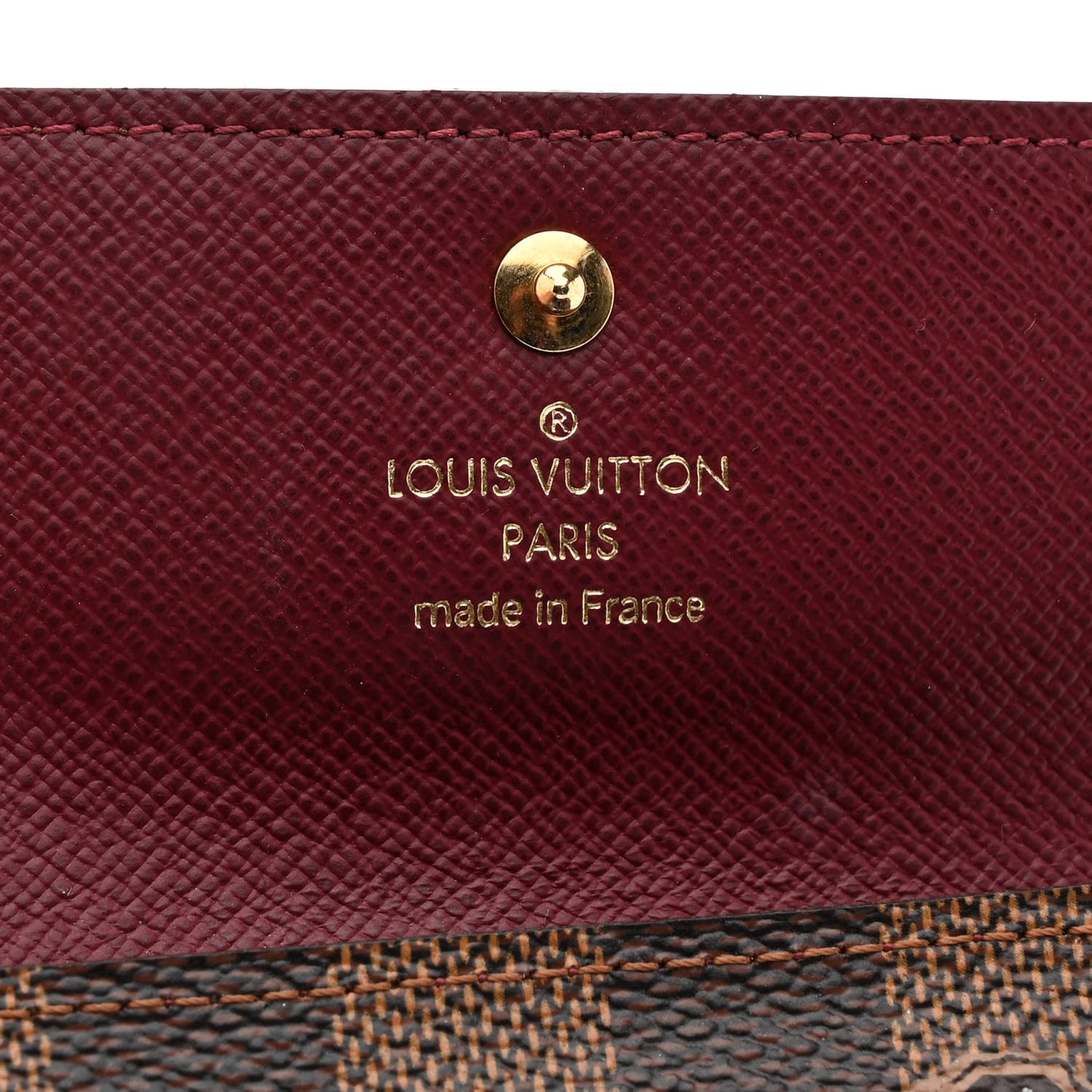 Damier Ebene Trunks Labels Multicles 4 Key Holder