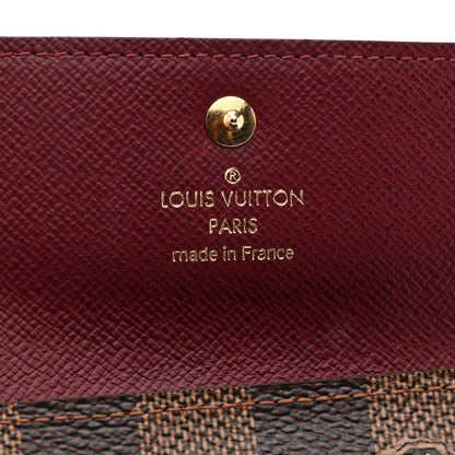 Louis Vuitton Damier Ebene Trunks Labels Multicles 4 Key Holder 6 of 12