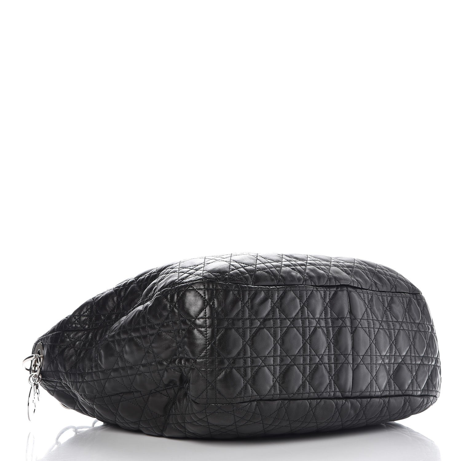 Christian Dior Lambskin Cannage XXL Dior Soft Hobo Black 4 of 7