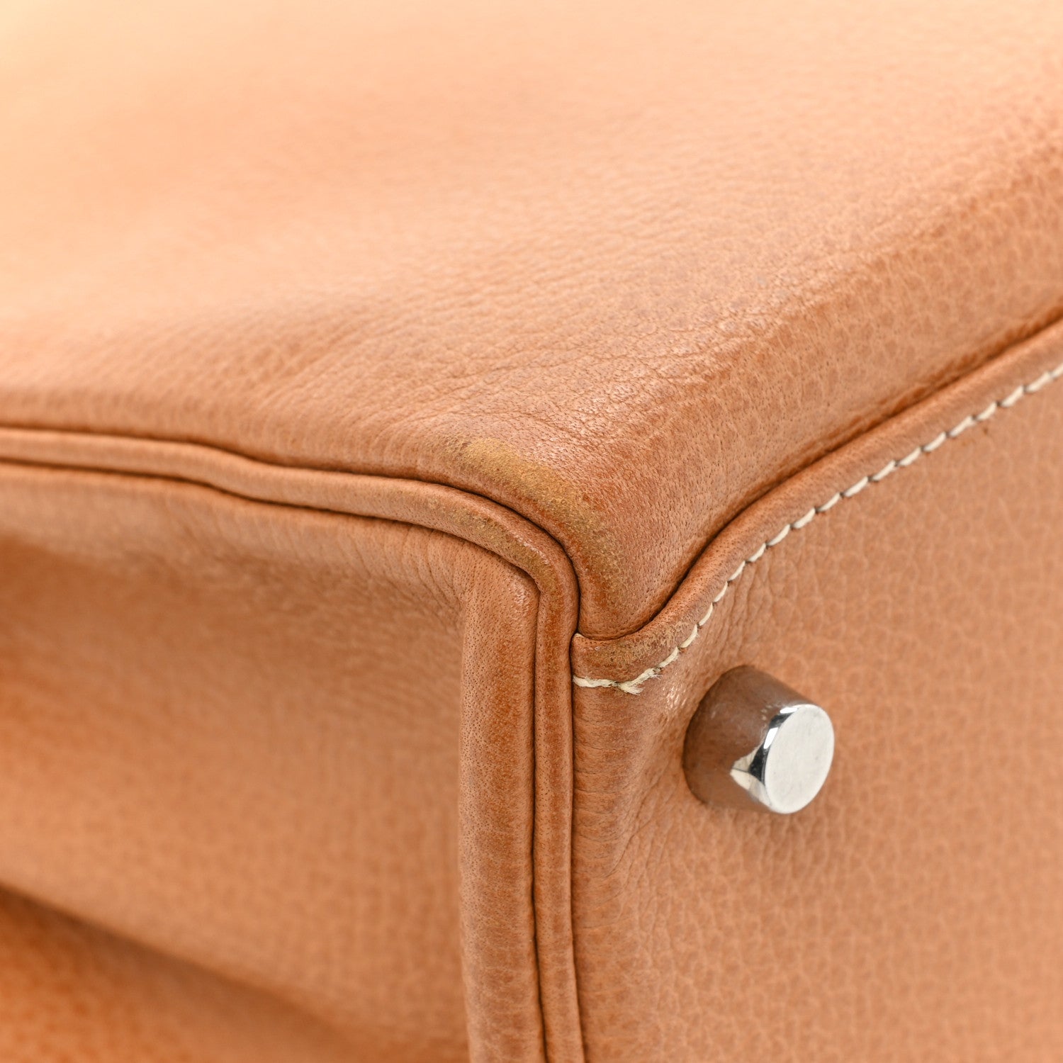 Hermes Vache Liegee Kelly Retourne 28 Naturelle 13 of 19