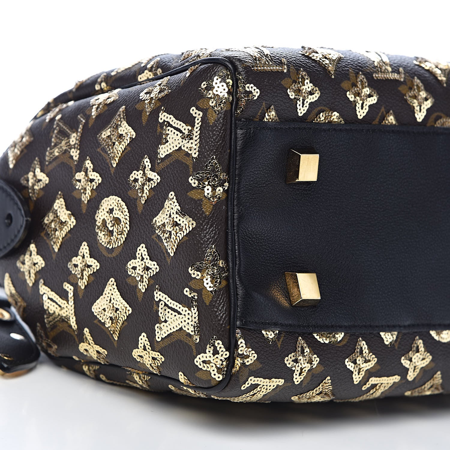 Louis Vuitton Monogram Sequins Eclipse Speedy 28 Gold 8 of 10