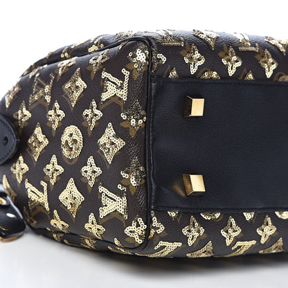 Louis Vuitton Monogram Sequins Eclipse Speedy 28 Gold 8 of 10