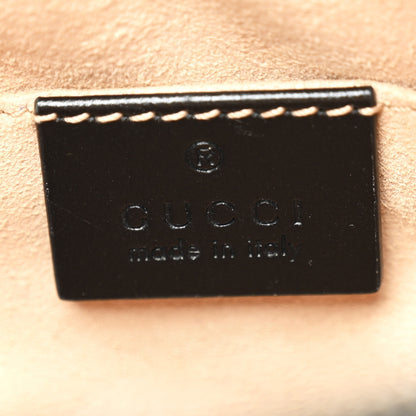 Gucci Calfskin Matelasse Mini GG Marmont Chain Shoulder Bag Black 6 of 10