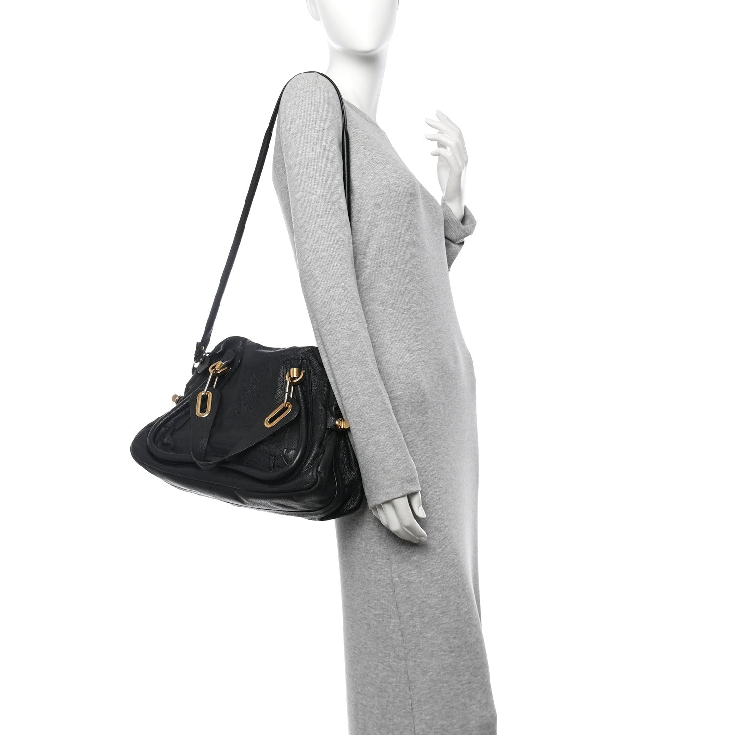 Chloe Calfskin Medium Paraty Black 2 of 10