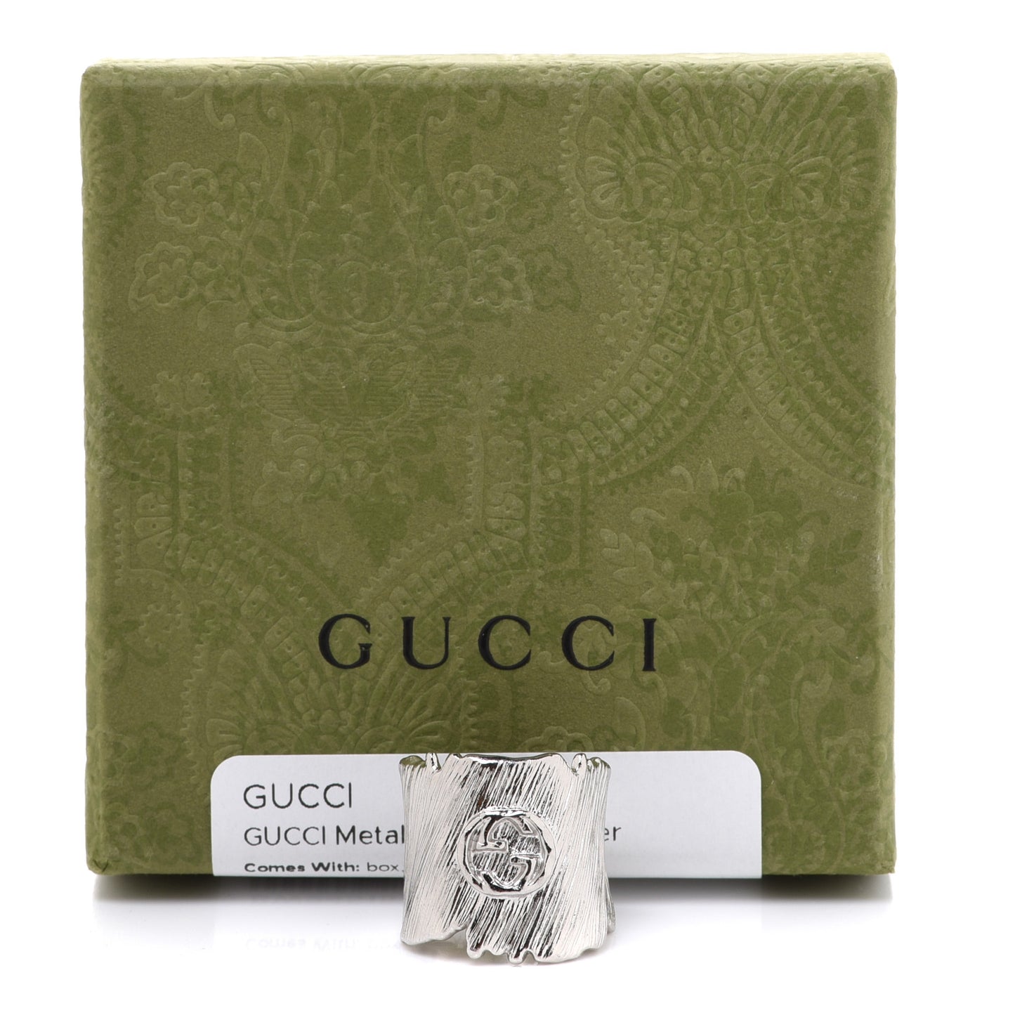Metal GG Ring M Silver