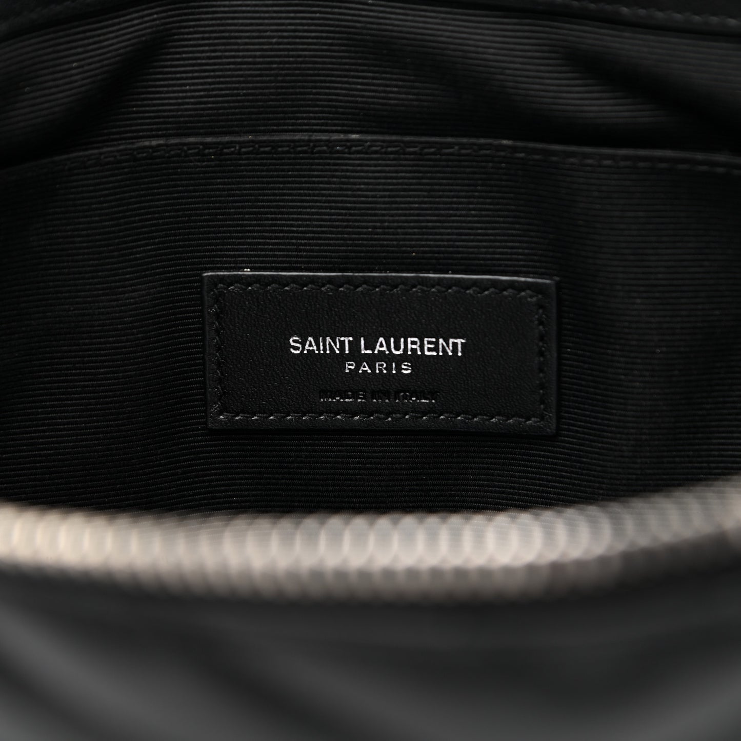 Calfskin Matelasse Monogram Cassandre Tablet Pouch Black