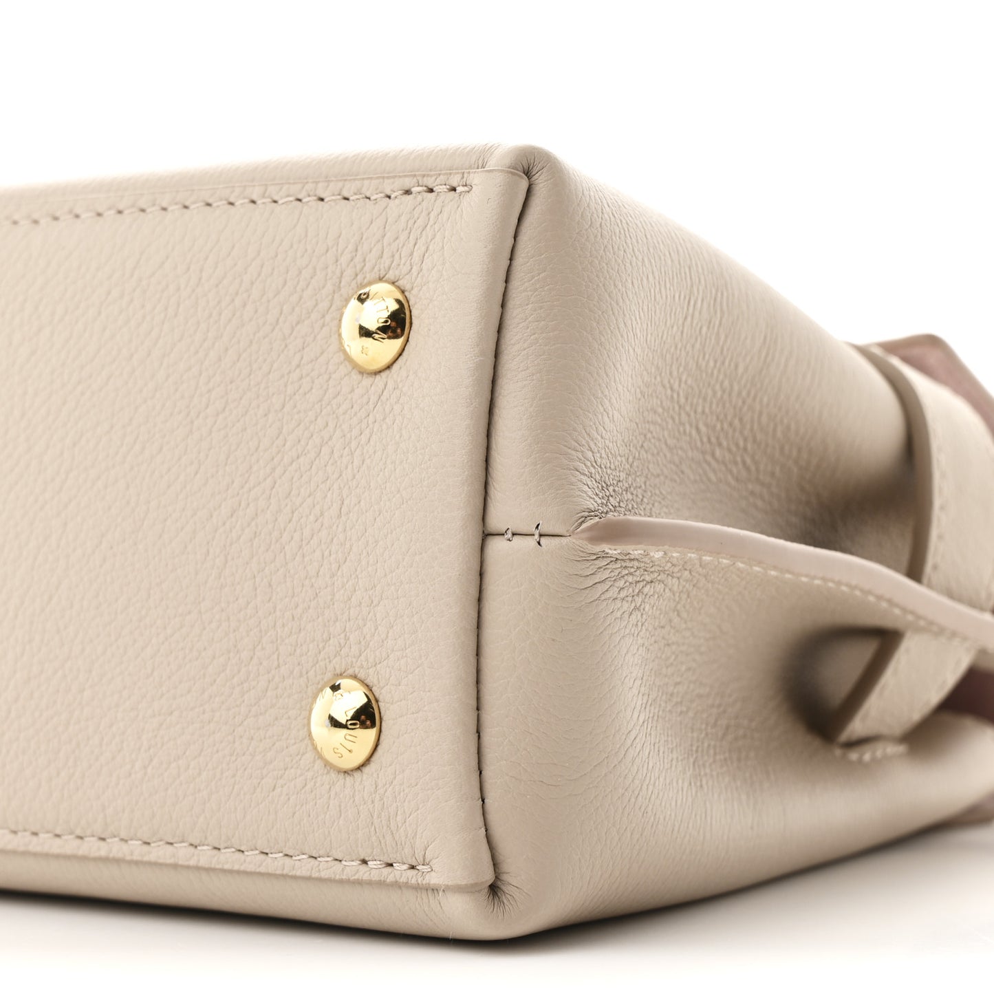 Soft Calfskin Mini Lockme Ever Greige
