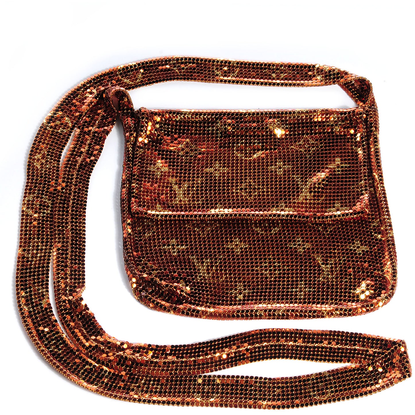 Monogram Mesh Metal Frances Gold