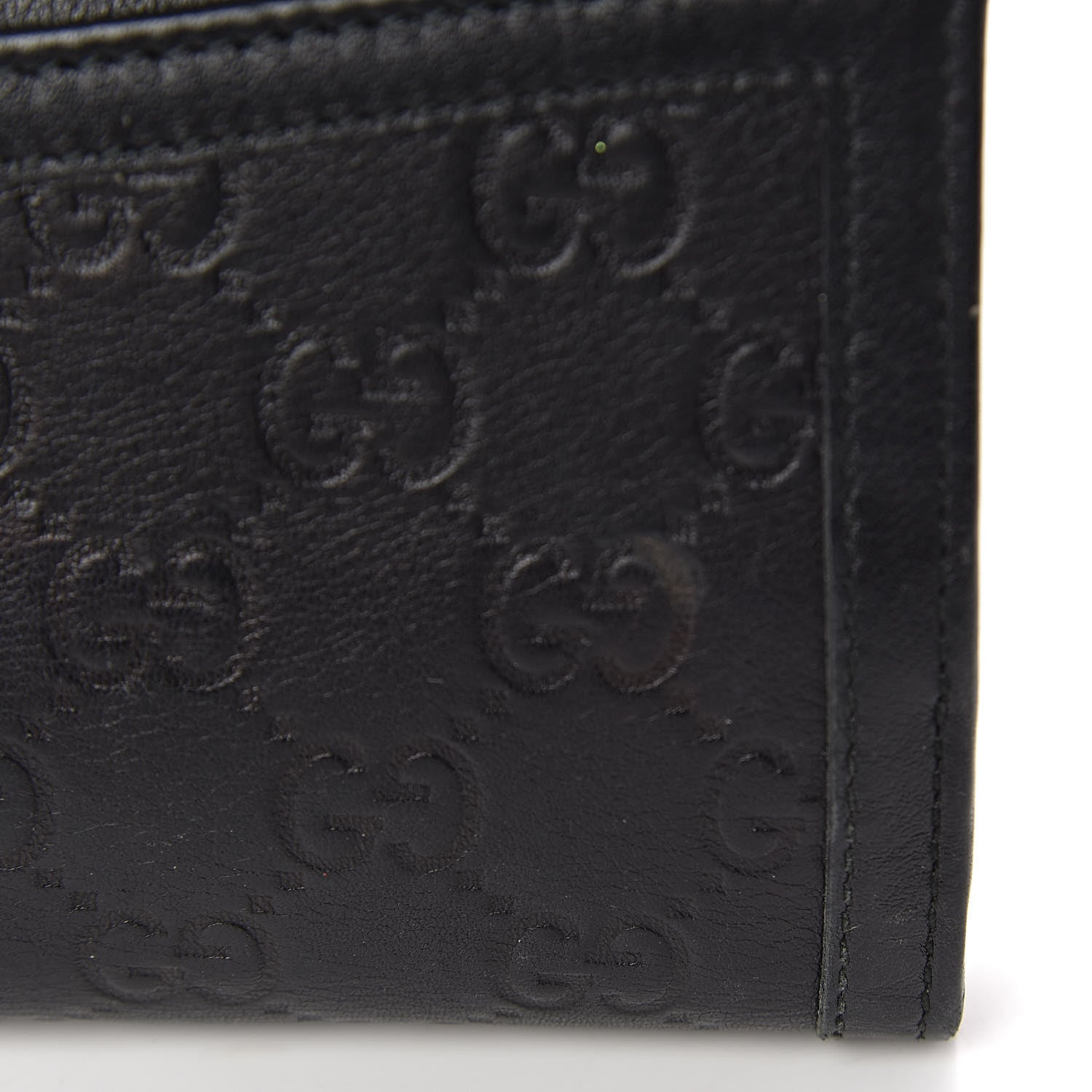 Gucci Guccissima Continental Wallet Black 13 of 16