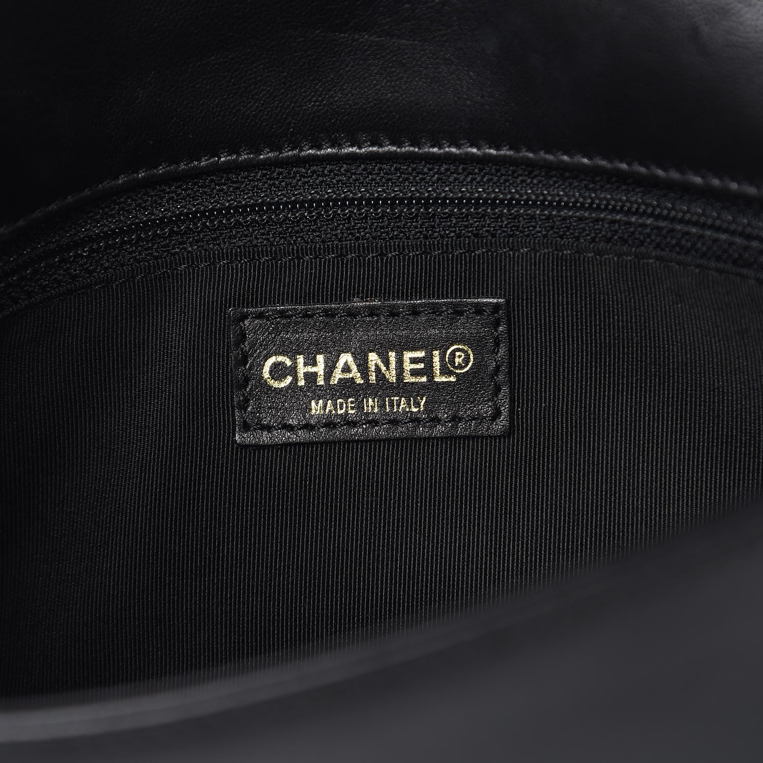 Chanel Lambskin Quilted CC Chocolate Bar Flap Black 6 of 13