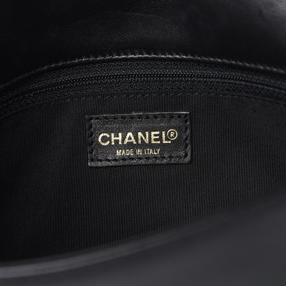 Chanel Lambskin Quilted CC Chocolate Bar Flap Black 6 of 13