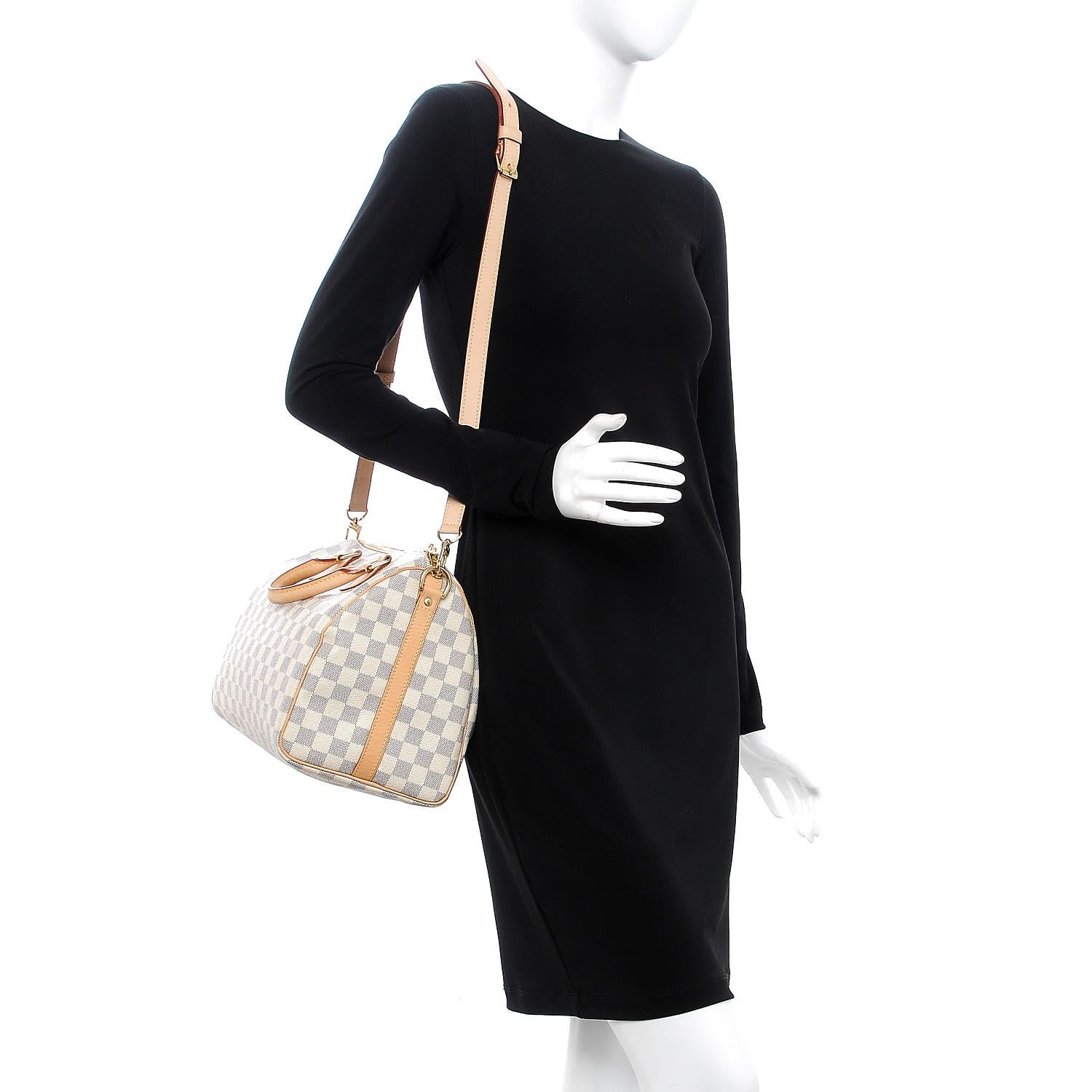 Louis Vuitton Damier Azur Speedy Bandouliere 30 2 of 18