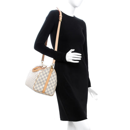 Louis Vuitton Damier Azur Speedy Bandouliere 30 2 of 18