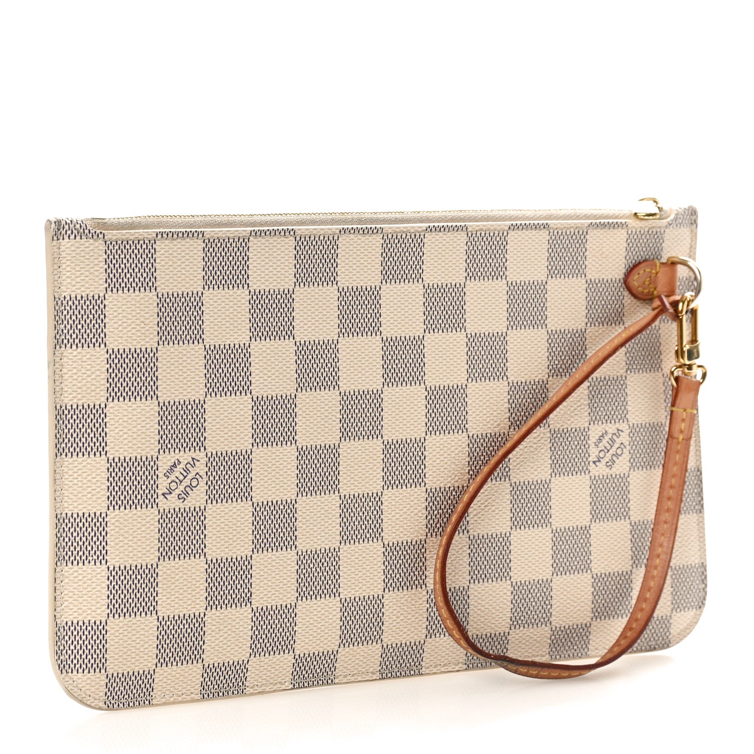 Louis Vuitton Damier Azur Neverfull MM GM Pochette Rose Ballerine 3 of 10