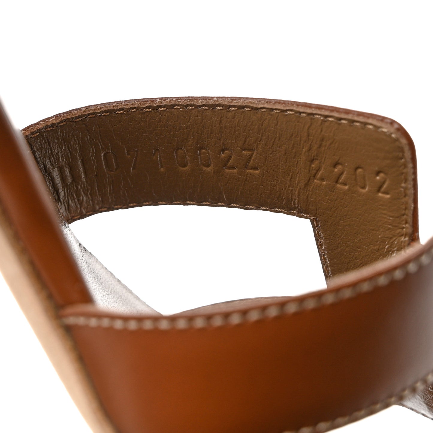 Calfskin Oasis Sandals 35 Gold