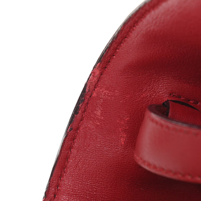 Celine Smooth Calfskin Small Classic Box Flap Bag Red 15 of 15