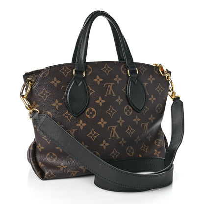 Louis Vuitton Monogram Flower Zipped Tote PM Black 3 of 11