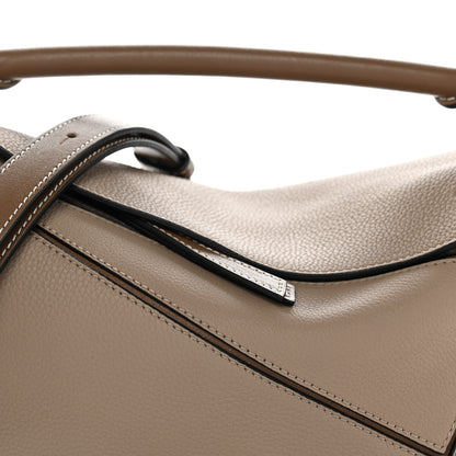 Loewe Grained Calfskin Small Puzzle Bag Sand Mink 8 of 11