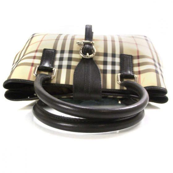 House Check Buckle Tote