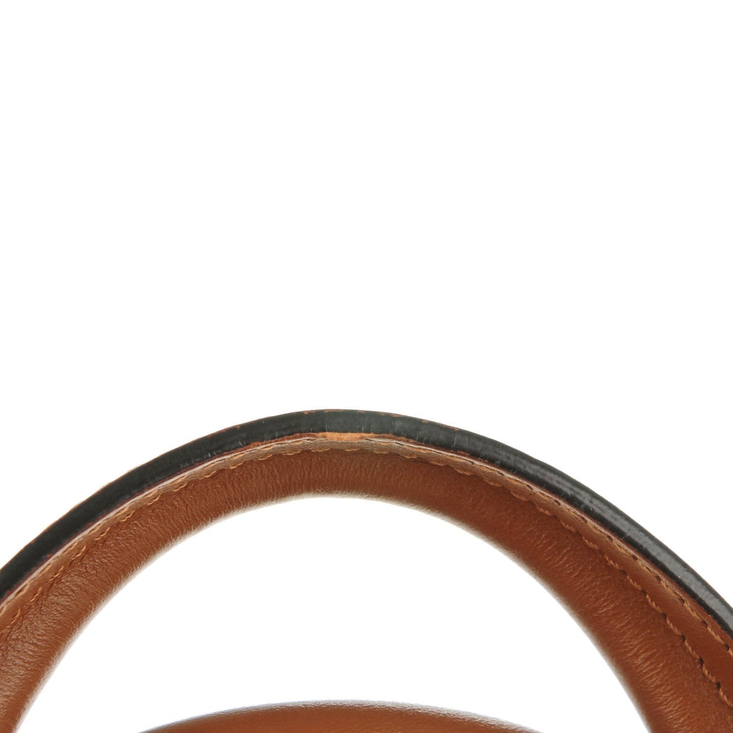 Lambskin Perforated Charlie Tote Caramel