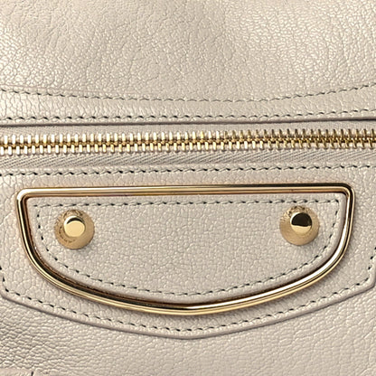 Balenciaga Chevre Gold Hardware Metallic Edge City Beige Praline 8 of 11