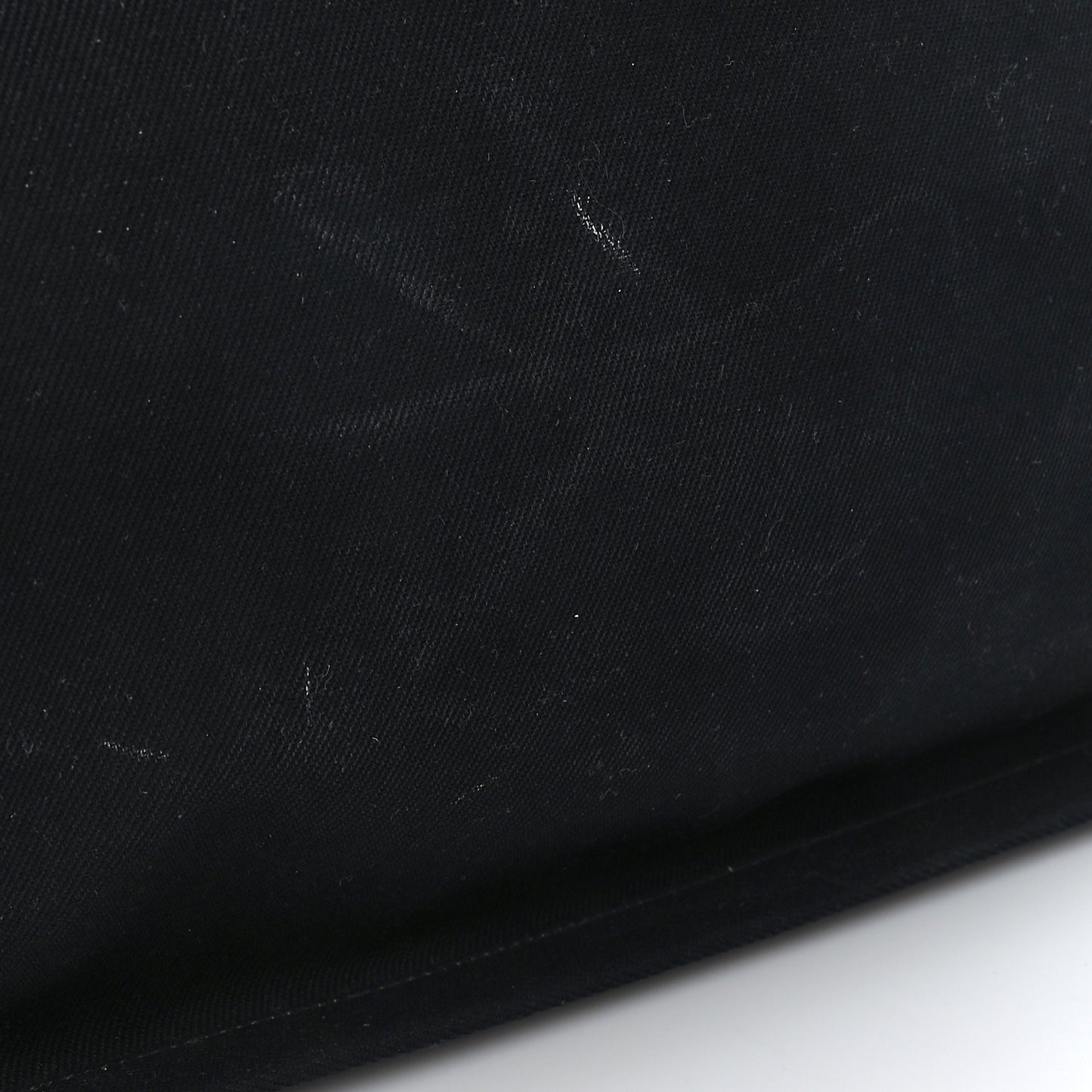 Linen Calfskin Rive Gauche Tote Black