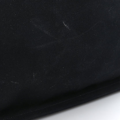 Saint Laurent Linen Calfskin Rive Gauche Tote Black 12 of 12