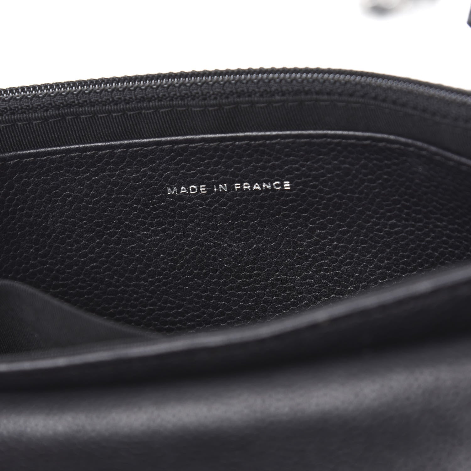 Chanel Caviar Half Moon Wallet On Chain WOC Black 6 of 11