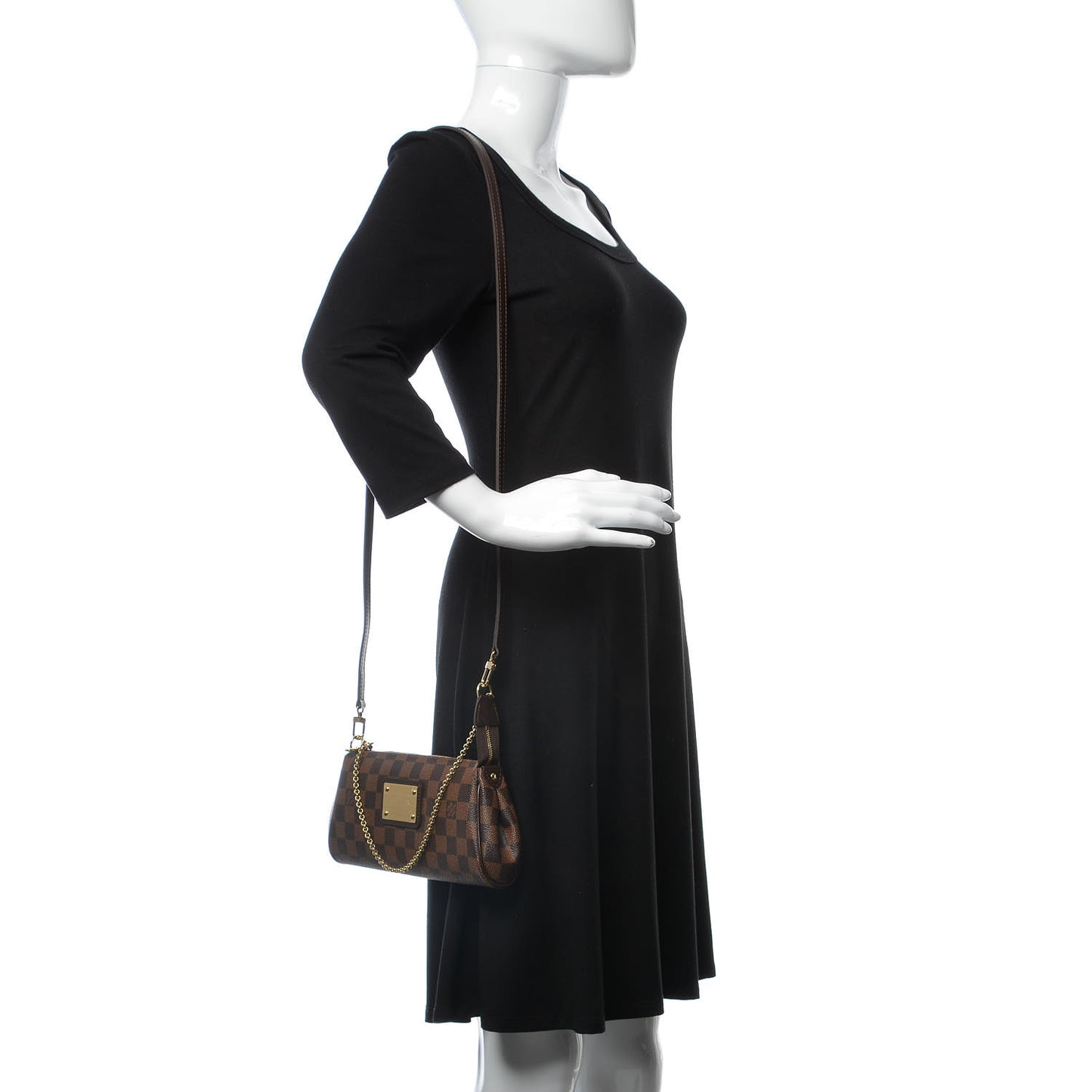 Damier Ebene Eva Clutch