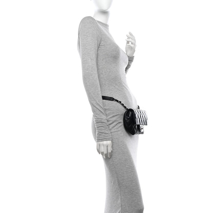 Chanel Calfskin Quilted CC Uniform Flap Belt Bag Black 2 of 10