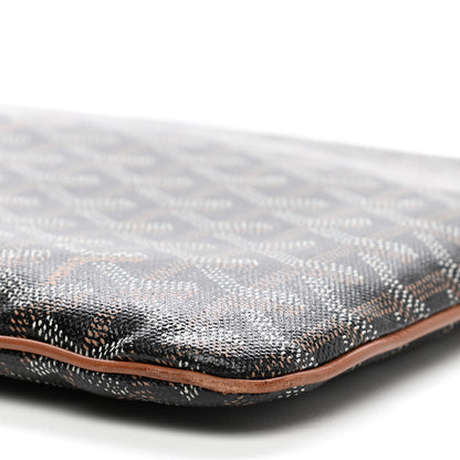 Goyard Goyardine Senat Pochette MM Black Gold 9 of 13