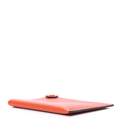 Hermes Epsom Tarmac PM Passport Holder Orange 4 of 9