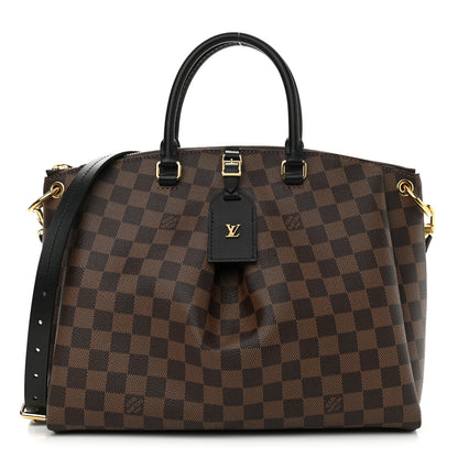 Louis Vuitton Damier Ebene Odeon Tote MM Black 1 of 11