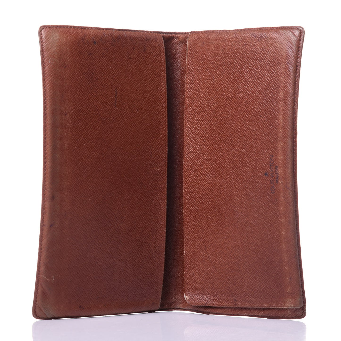 Monogram Simple Checkbook Holder Wallet Cover